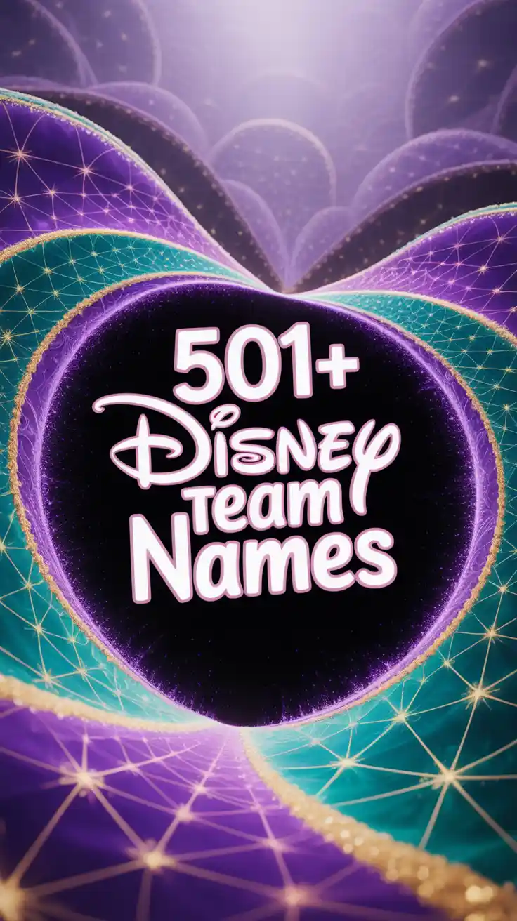 501+ Disney Team Names