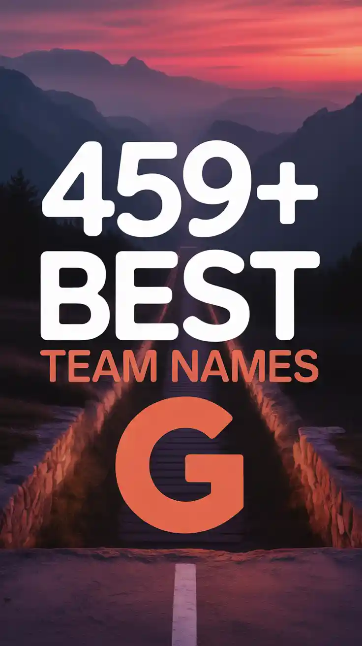 Best Team Names Starting with G