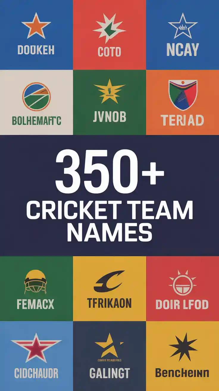 Cricket Team Names