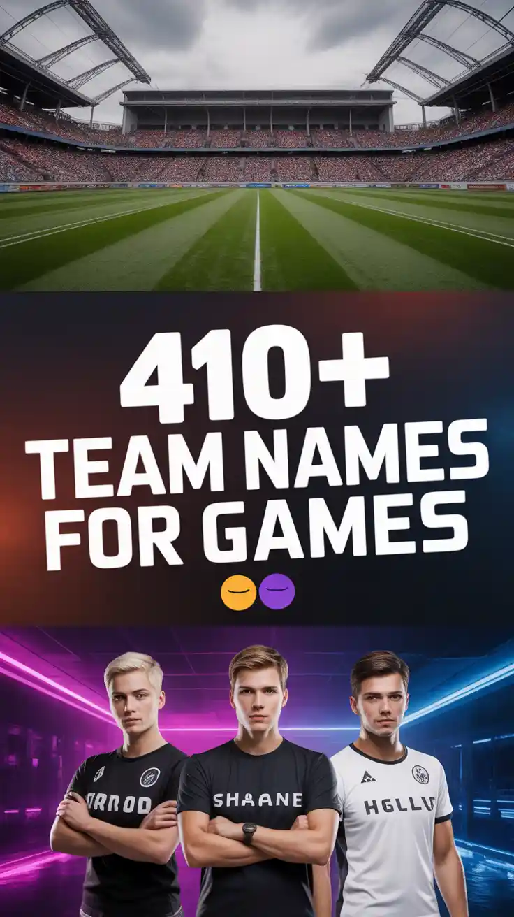 Team Names for Games