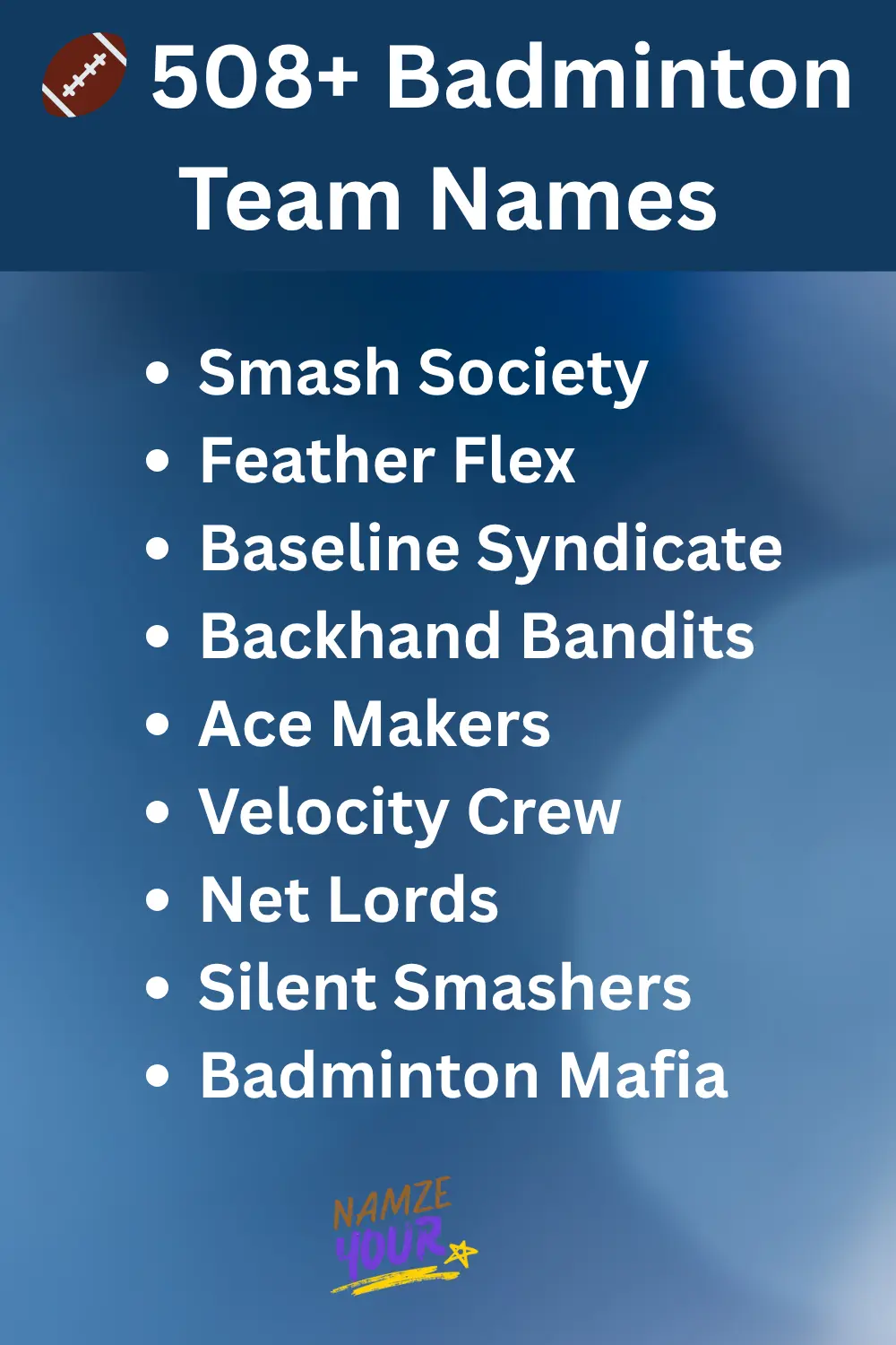 badminton-team-names
