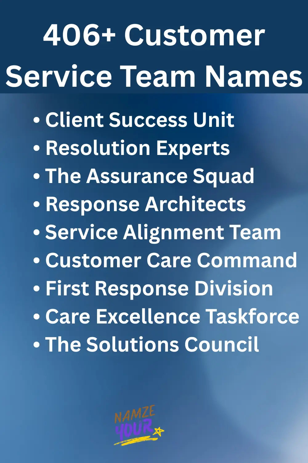 customer-service-team-names