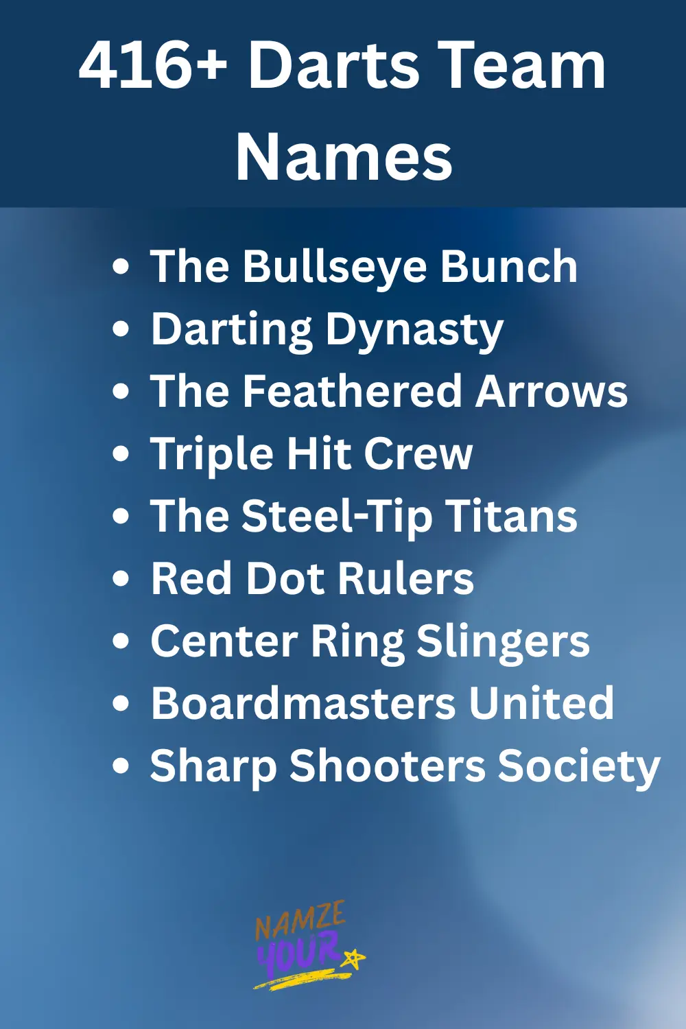darts-team-names