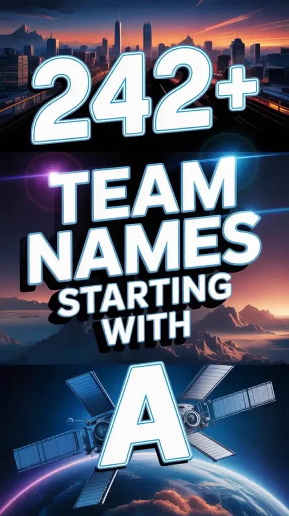 242+ Team Names Starting with A