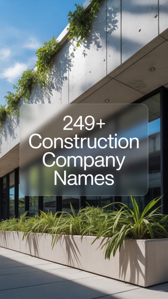 Construction Company Names