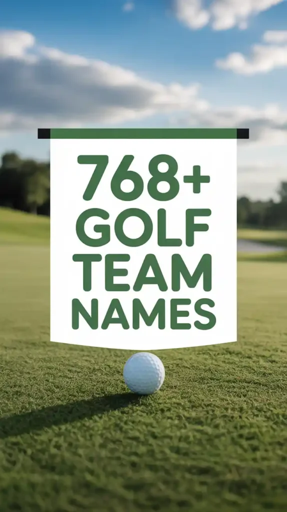 Golf Team names
