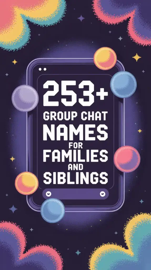 Group Chat Names