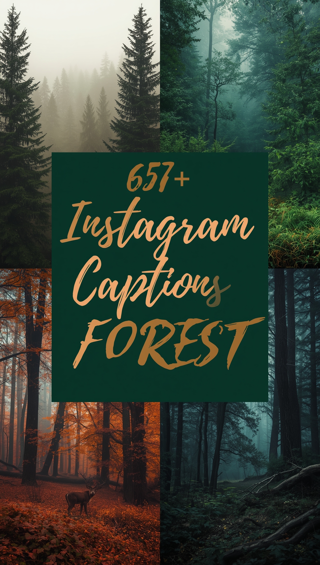 Instagram Captions For Forest