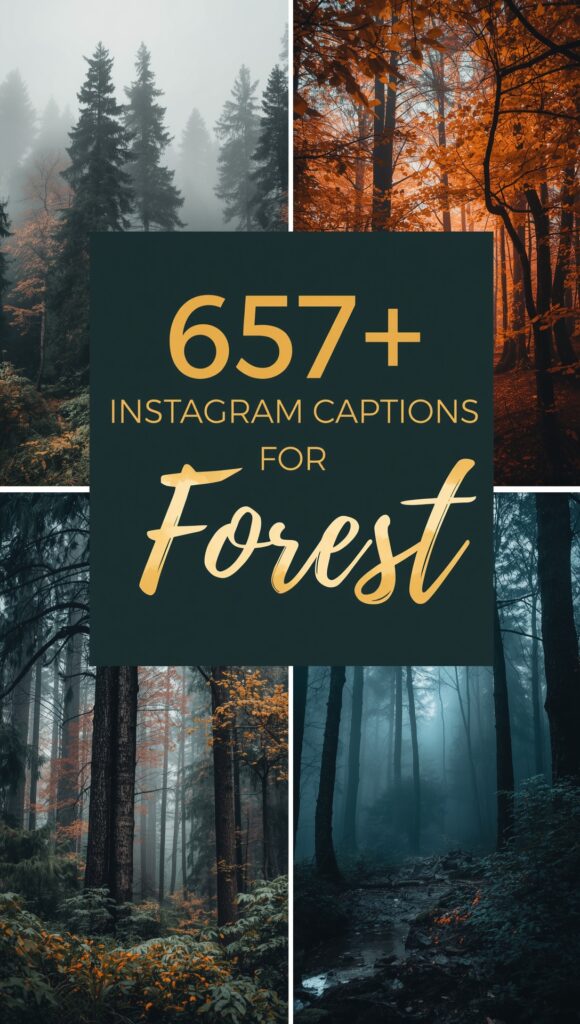 Instagram Captions For Forest 