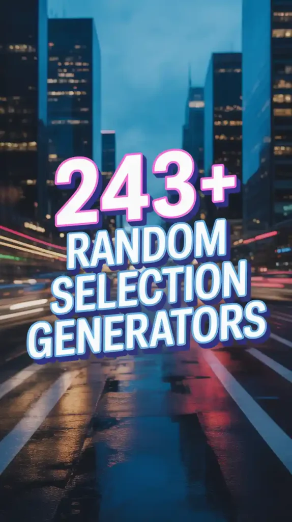 Random Selection Generators