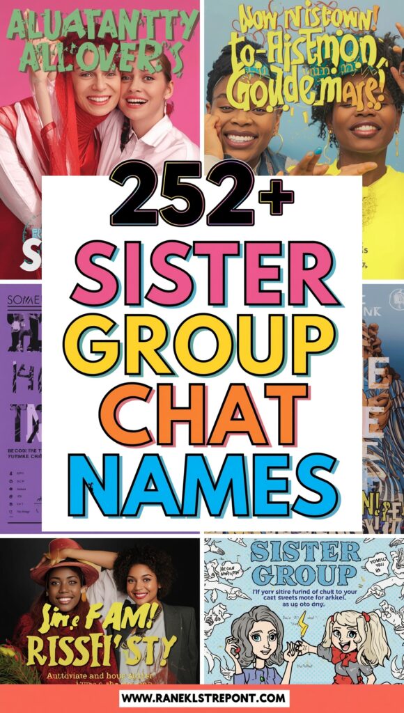 Sister Group Chat Names