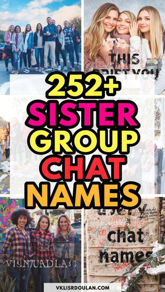 Sister Group Chat Names