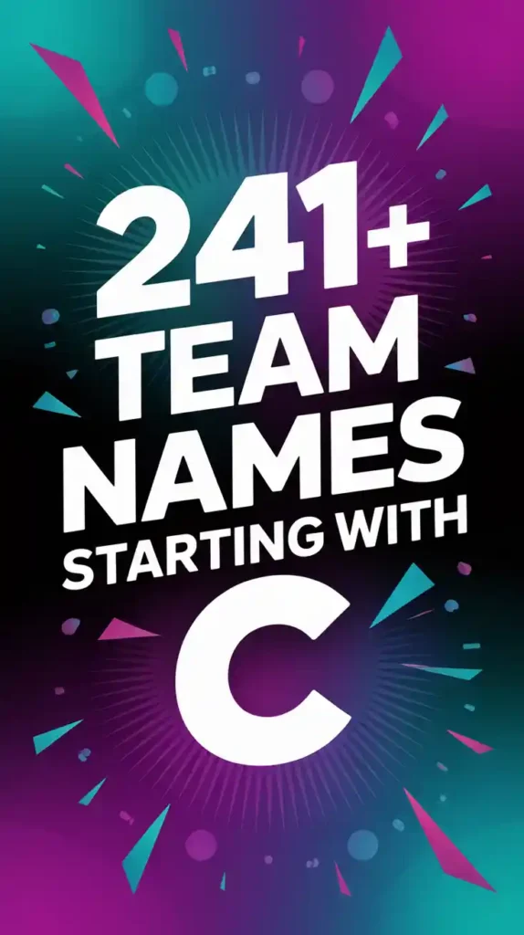 Team Names Starting with C