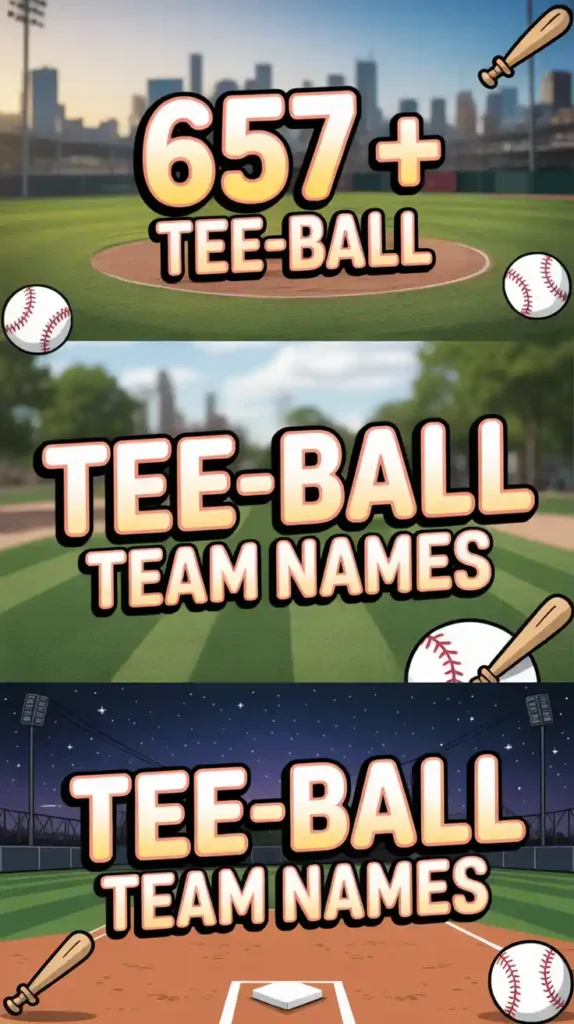 Tee-Ball Team Names