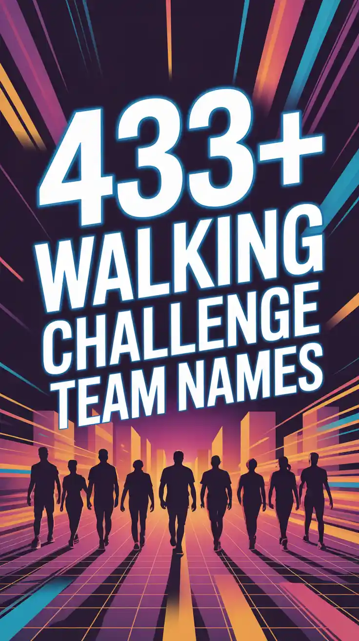 Walking Challenge Team Names