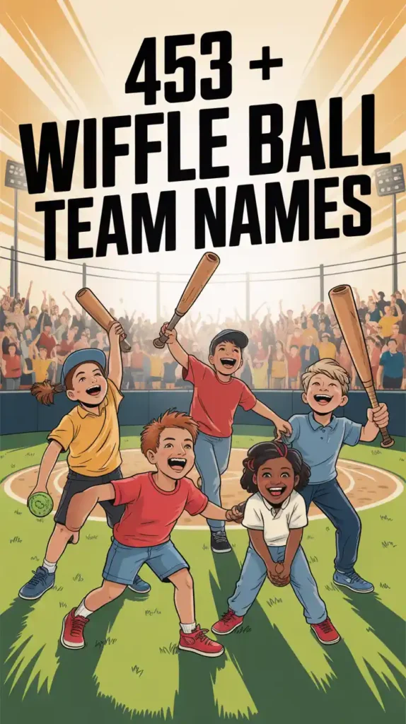 Wiffle Ball Team Names