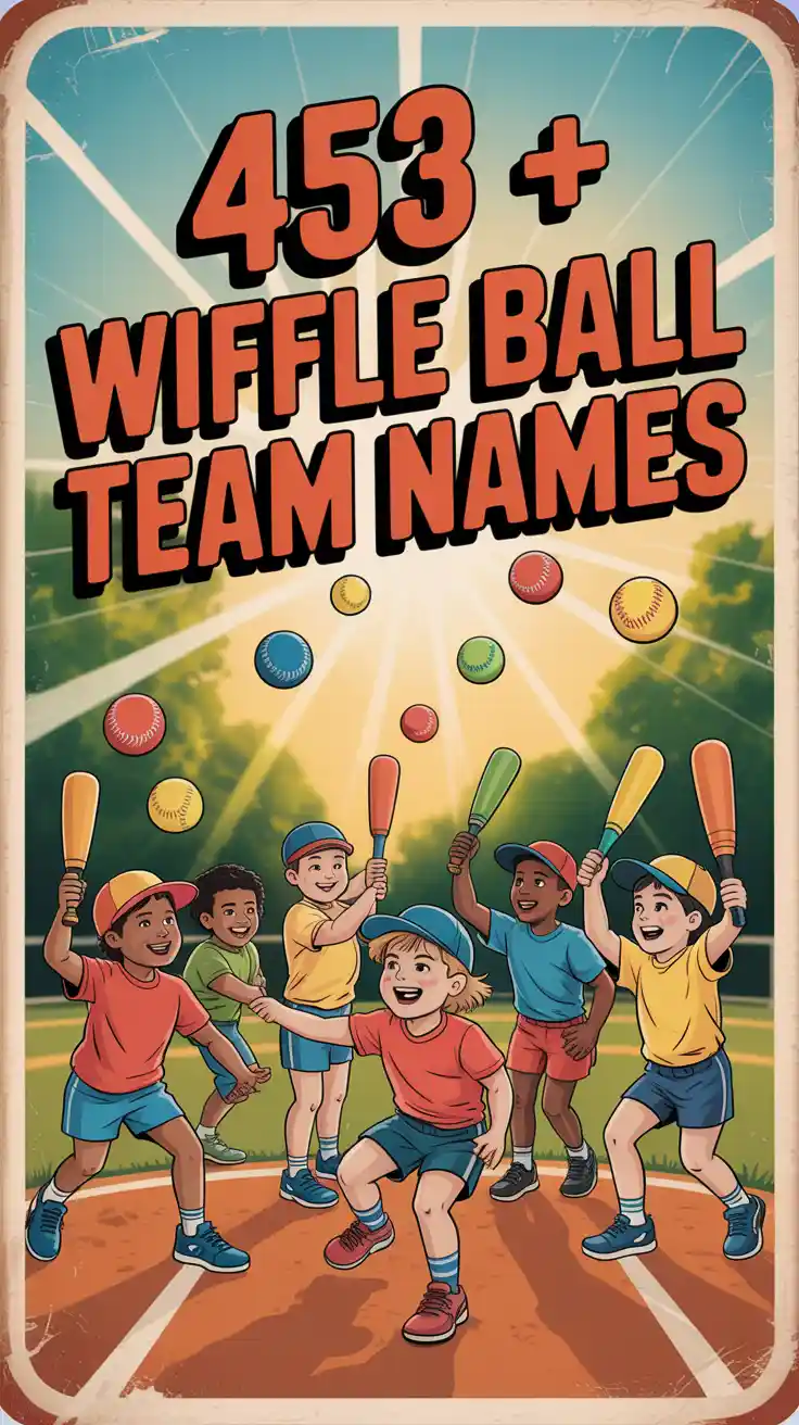 Wiffle Ball Team Names
