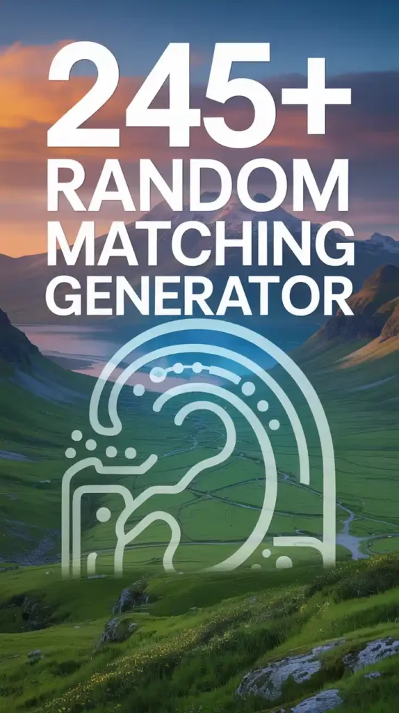 random name matiching generator