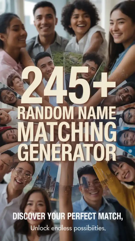random name matiching generator