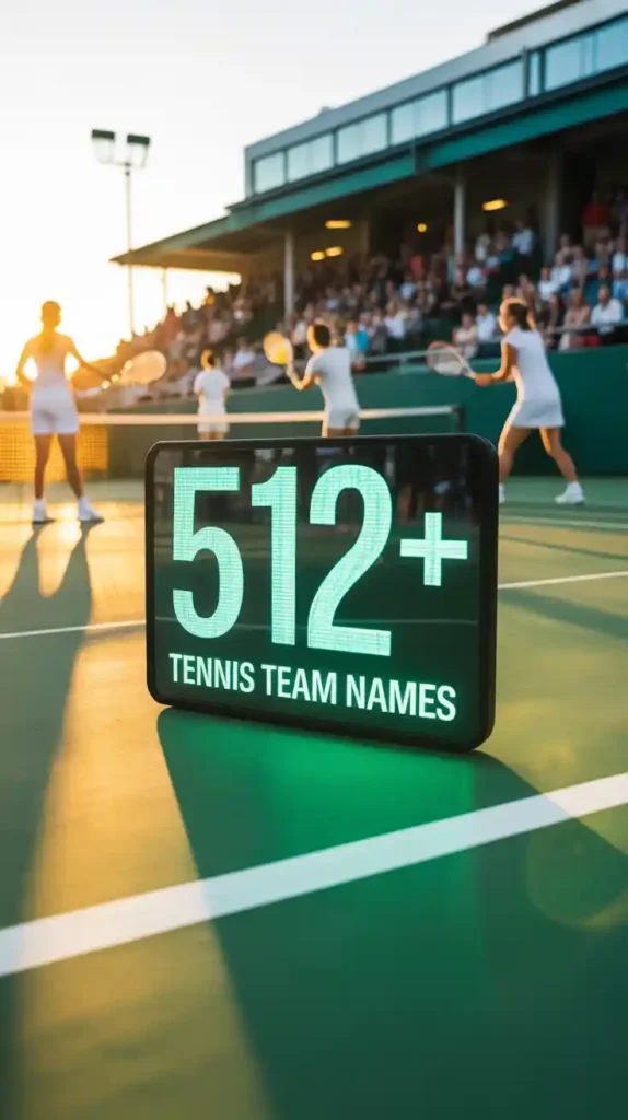 tennis team names