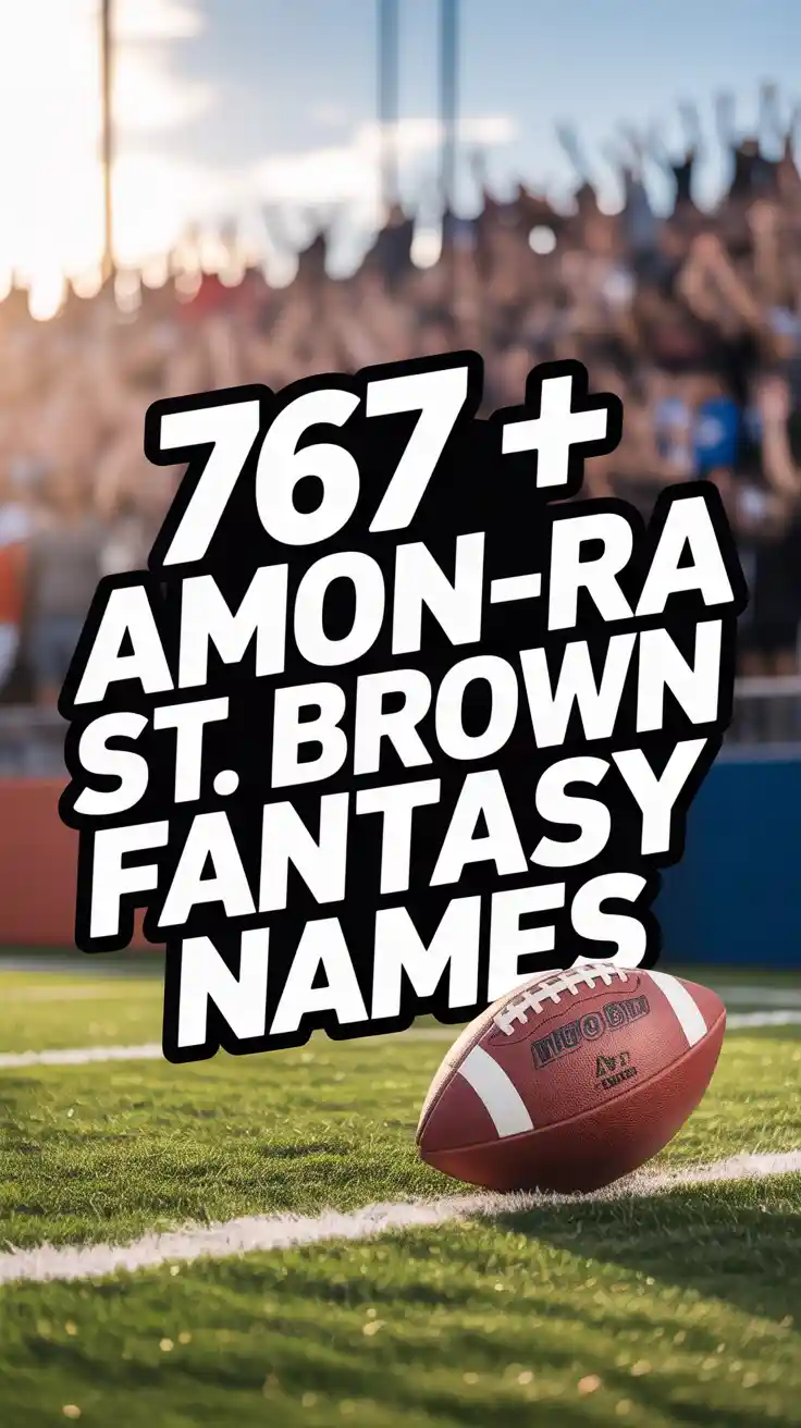 Amon-Ra St. Brown Fantasy Names