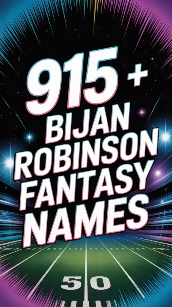 Bijan Robinson Fantasy Names