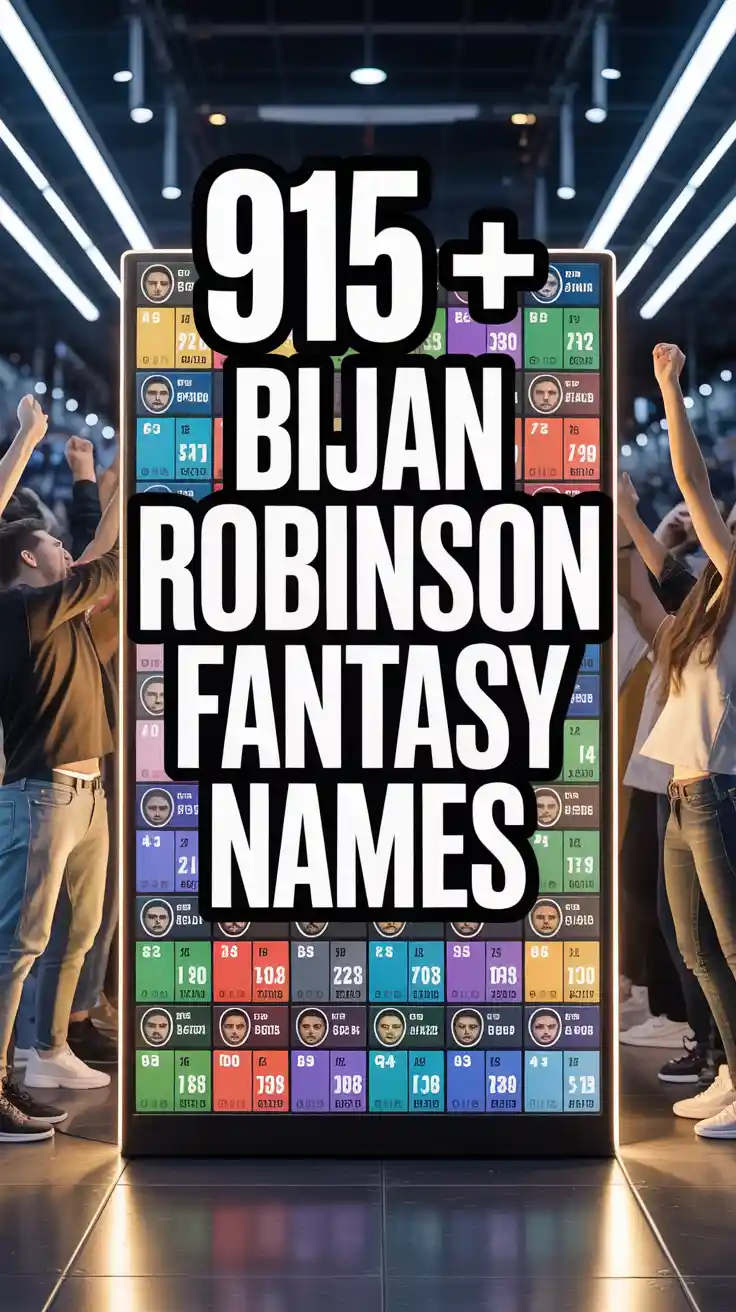 Bijan Robinson Fantasy Names