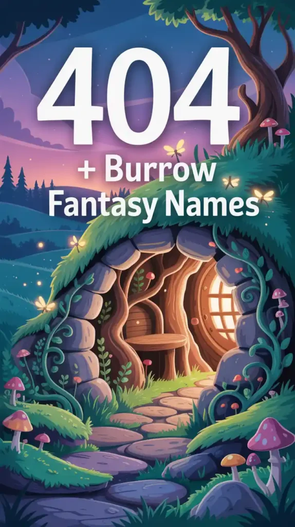 Burrow Fantasy Names