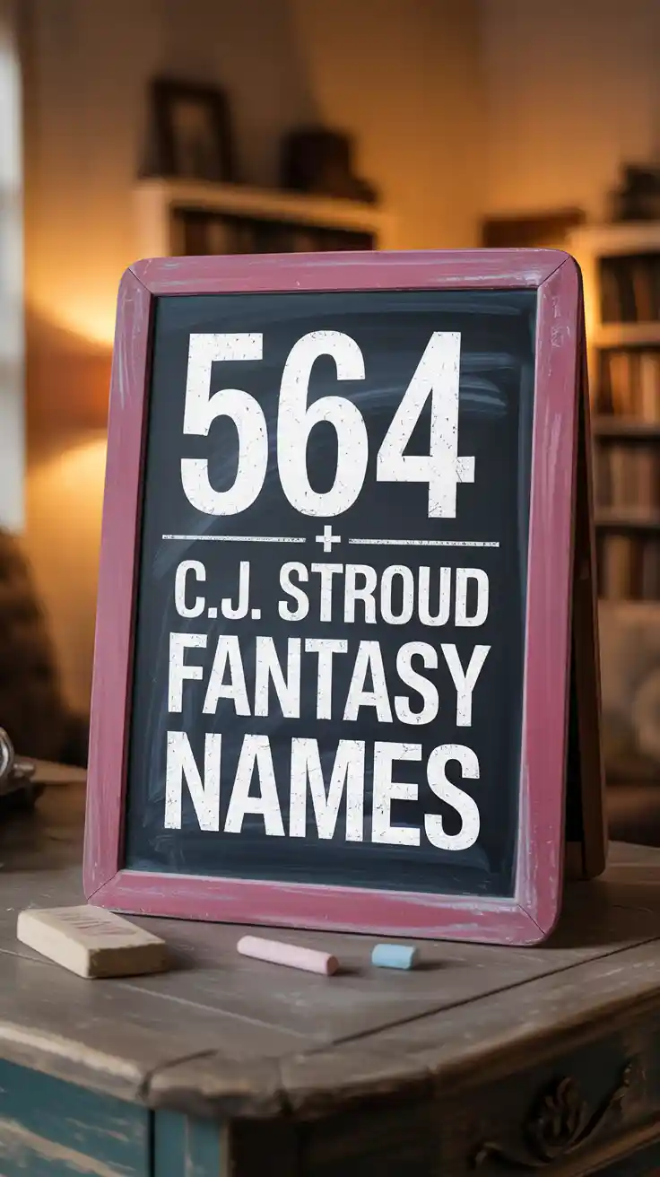 C.J. Stroud Fantasy Names