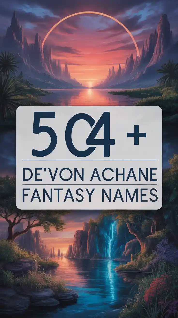 De’Von Achane Fantasy Names