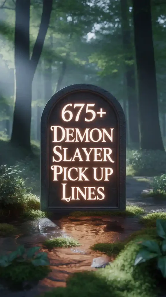 Demon Slayer Pick Up Lines