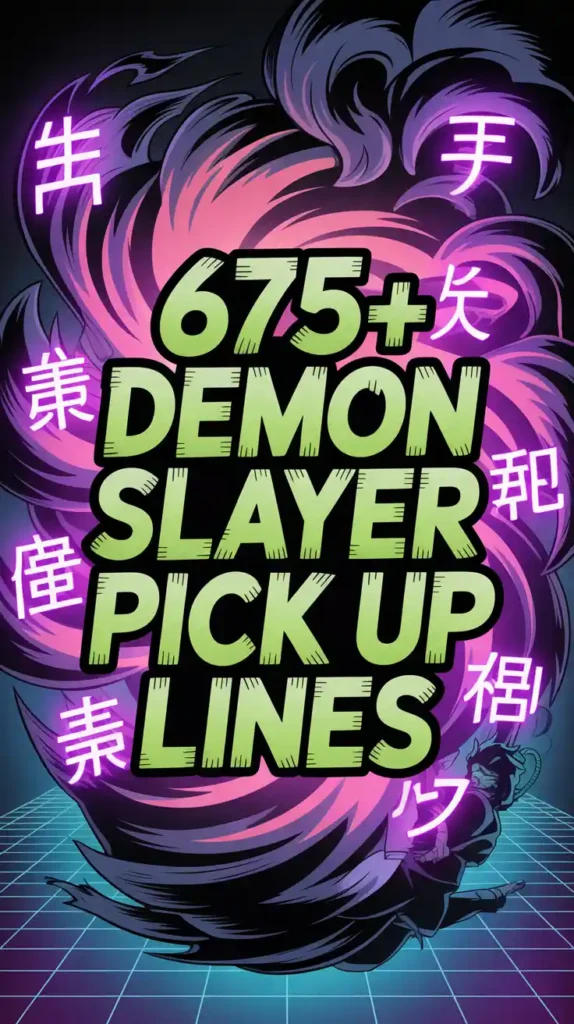 Demon Slayer Pick Up Lines