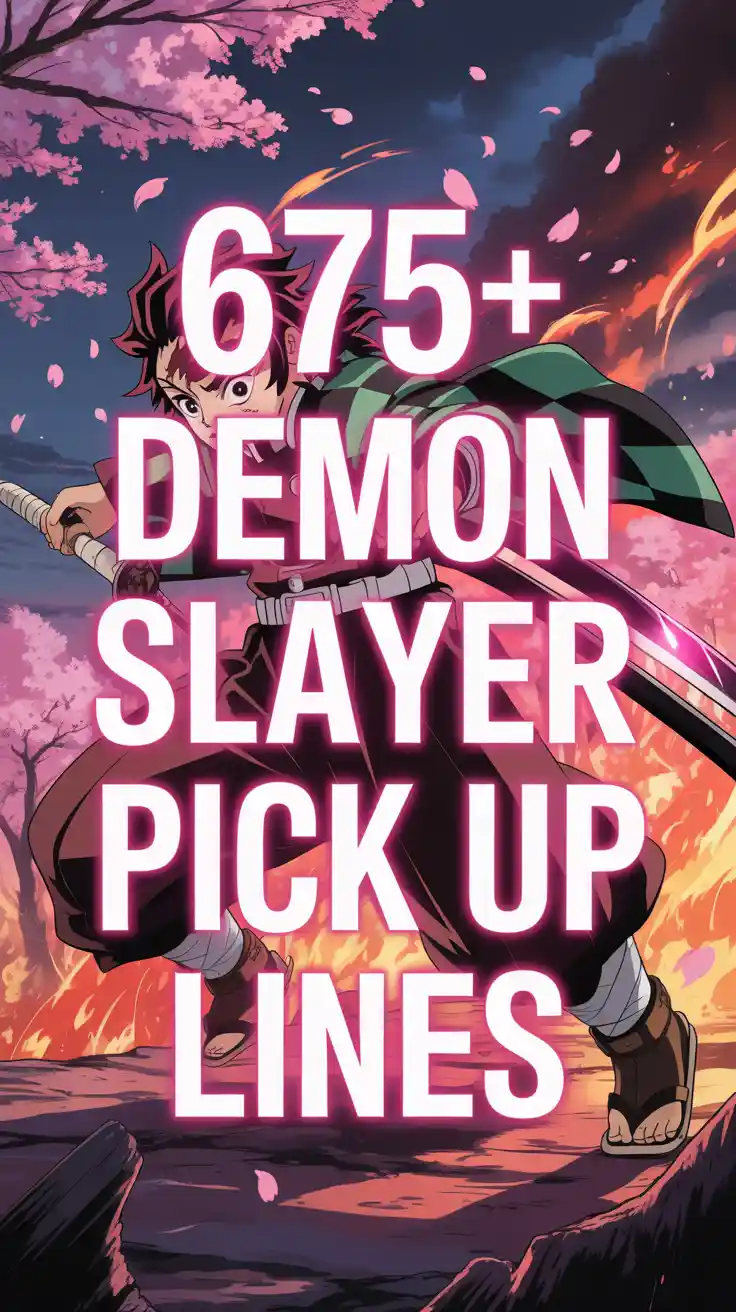 Demon Slayer Pick Up Lines
