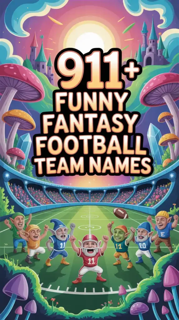Funny Fantasy Football Team Names