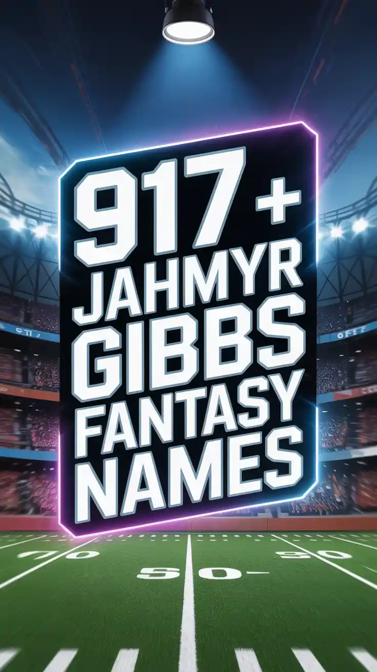 Jahmyr Gibbs Fantasy Names