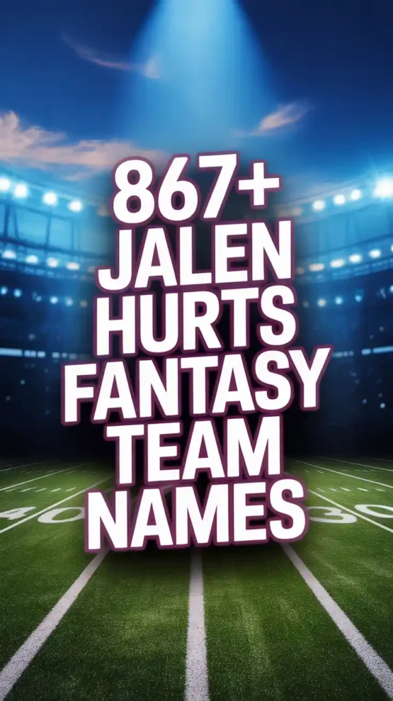 Jalen Hurts Fantasy Team Names