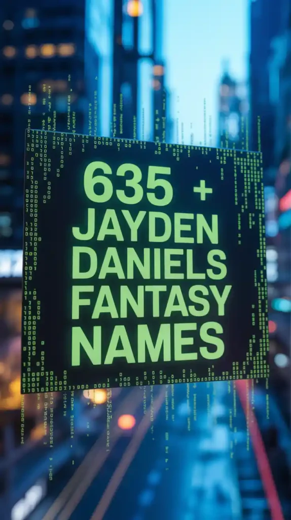 Jayden Daniels Fantasy Names