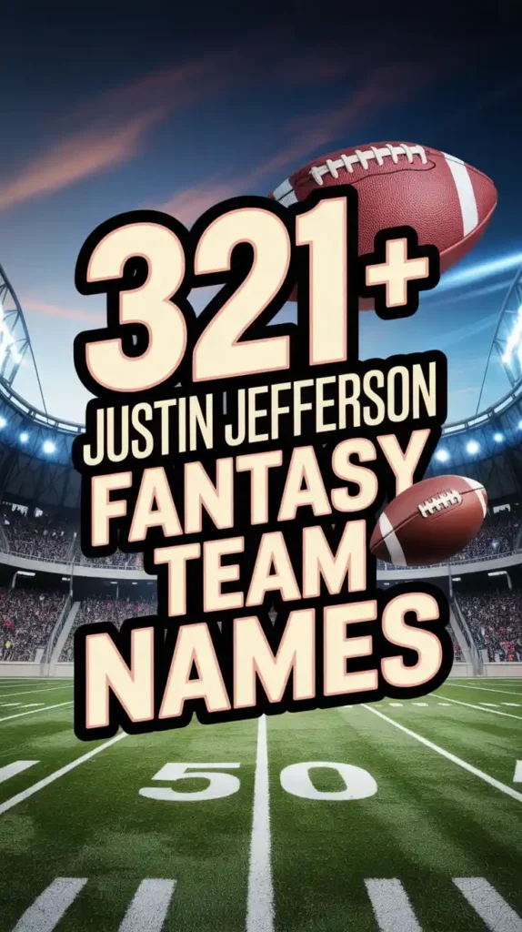 Justin Jefferson Fantasy Team Names