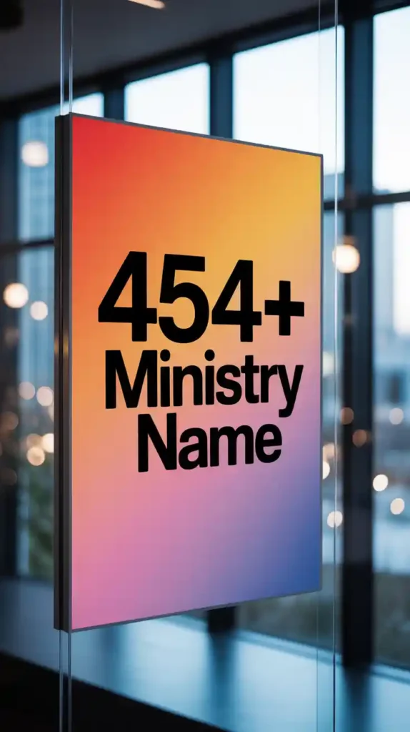Ministry Name