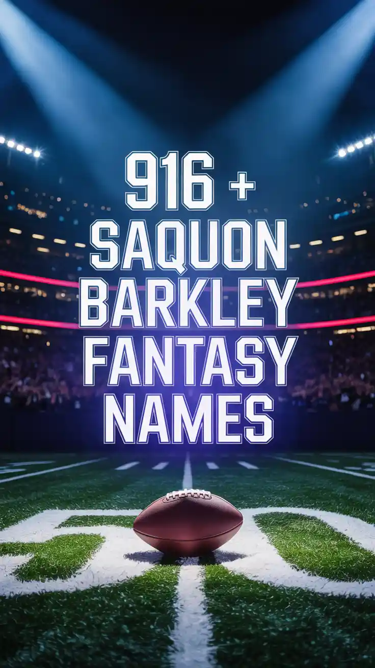 Saquon Barkley Fantasy Names