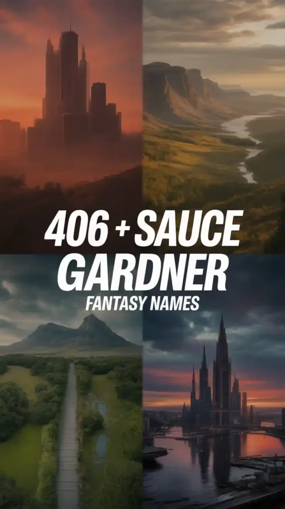 Sauce Gardner Fantasy Names