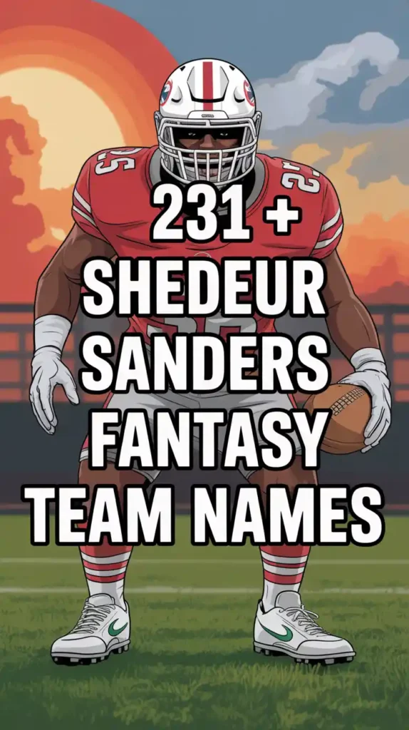 Shedeur Sanders Fantasy Team Names