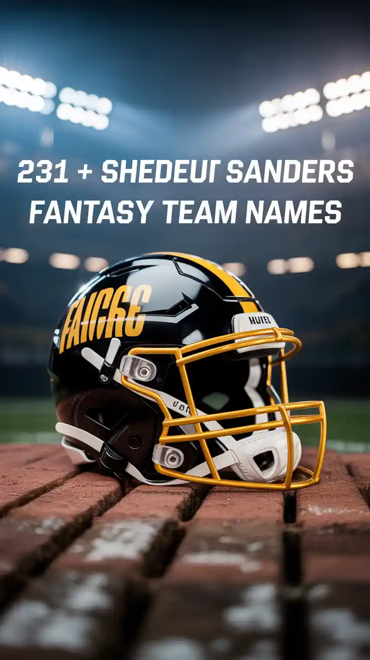 Shedeur Sanders Fantasy Team Names
