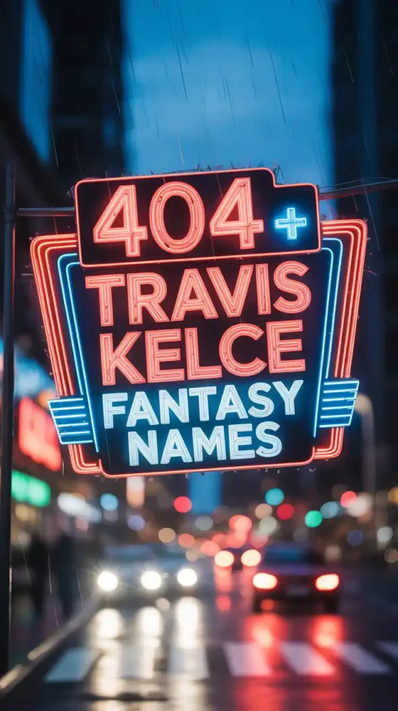 Travis Kelce Fantasy Names