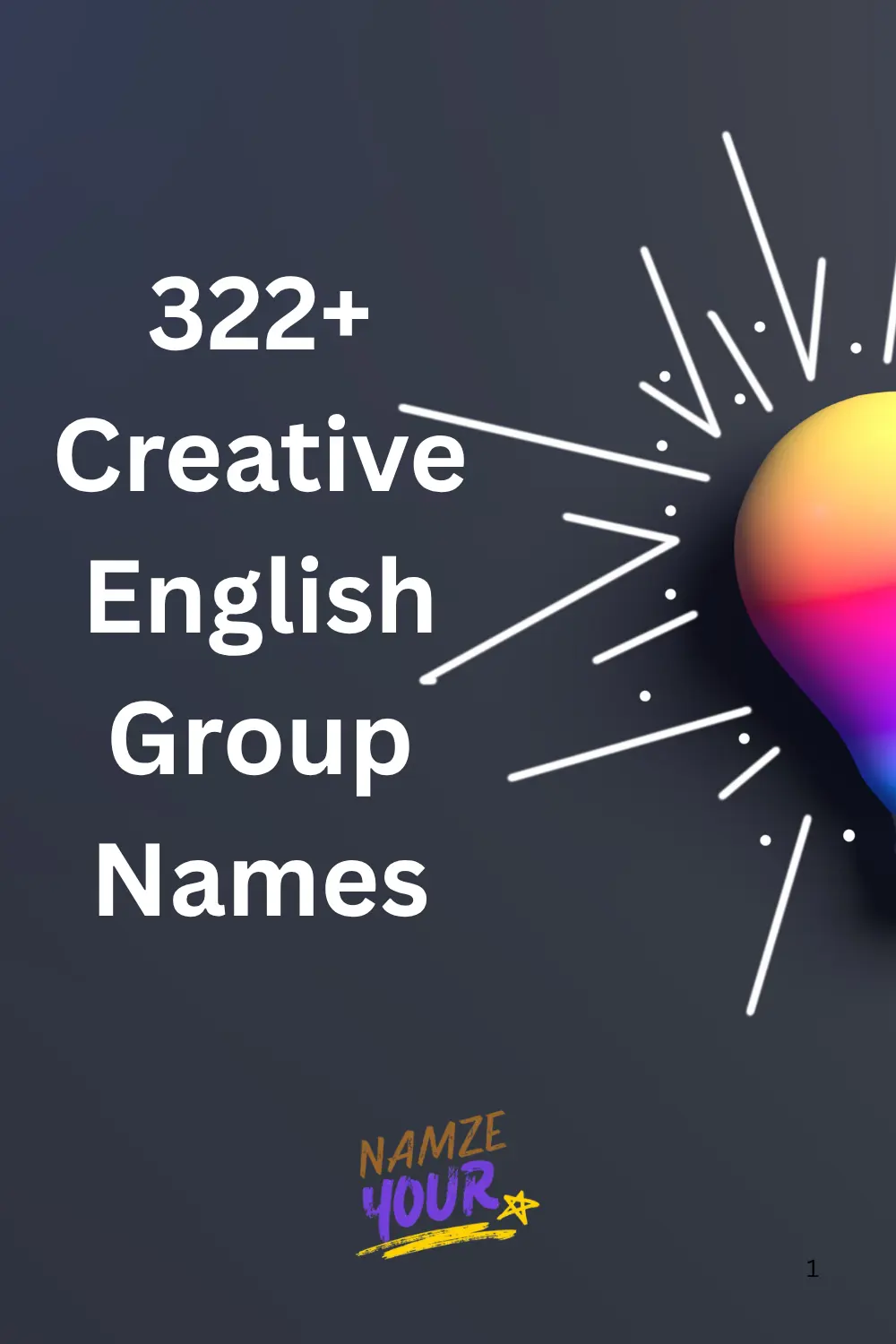 Creative English Group Names