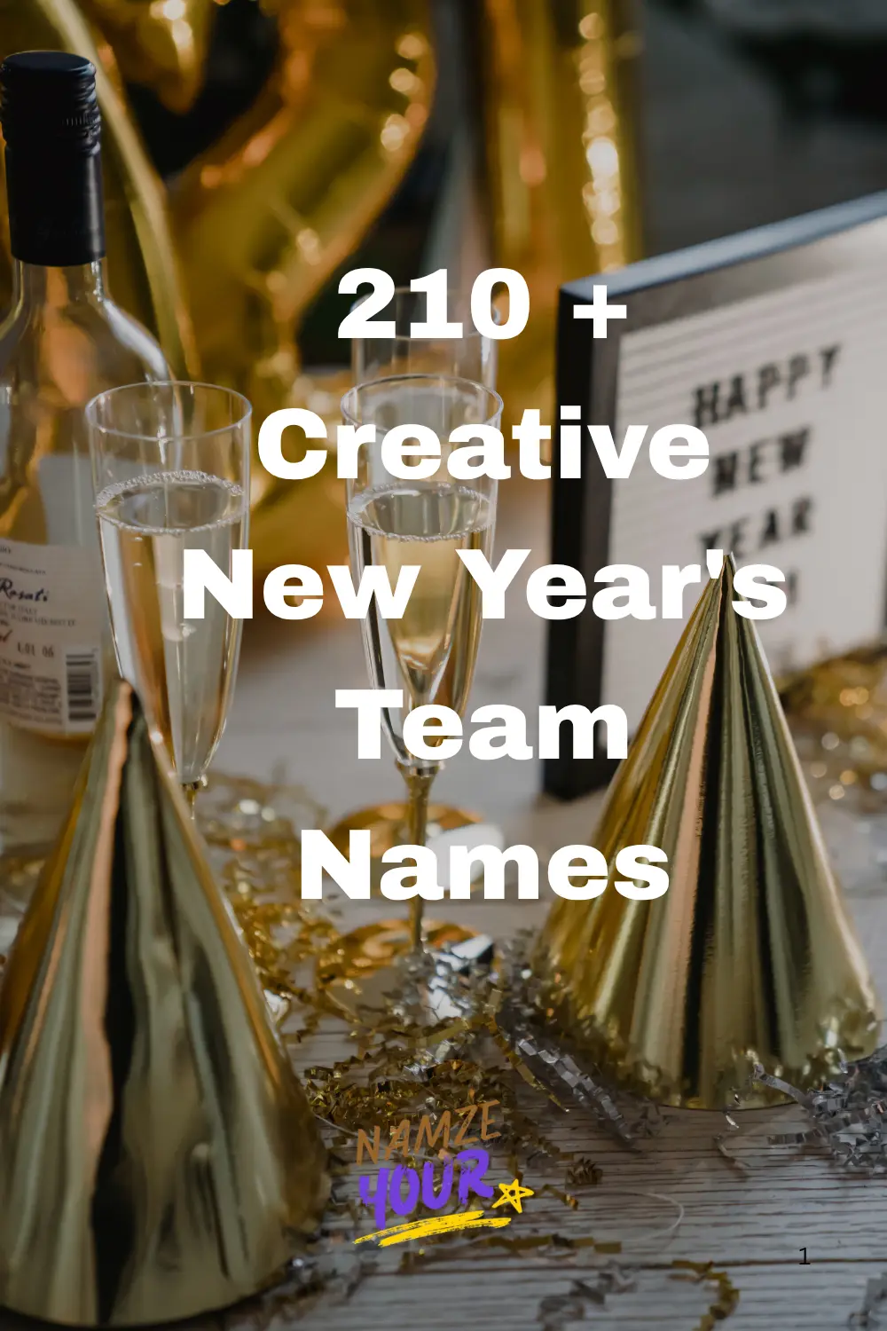 Creative New Year's Team Names