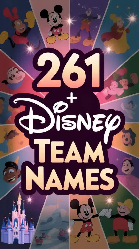  Disney Team Names