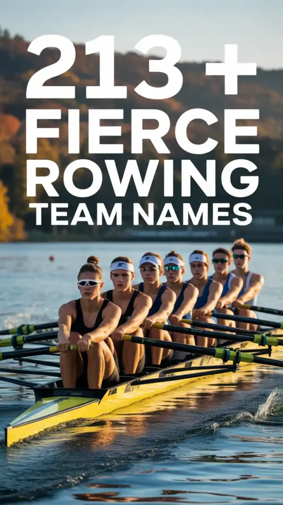 Fierce Rowing Team Names