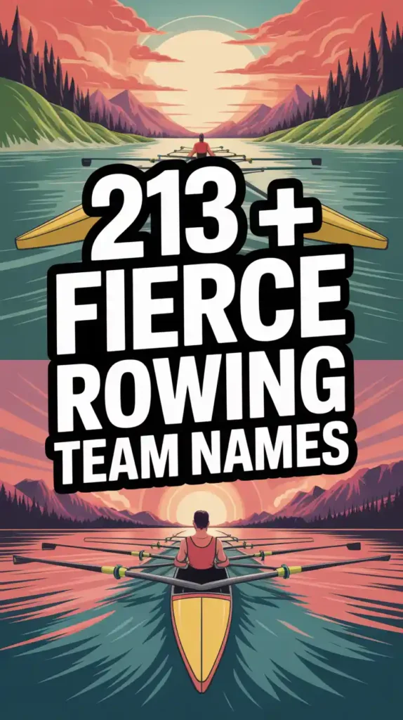 Fierce Rowing Team Names