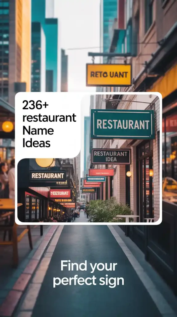 Restaurant Name Ideas